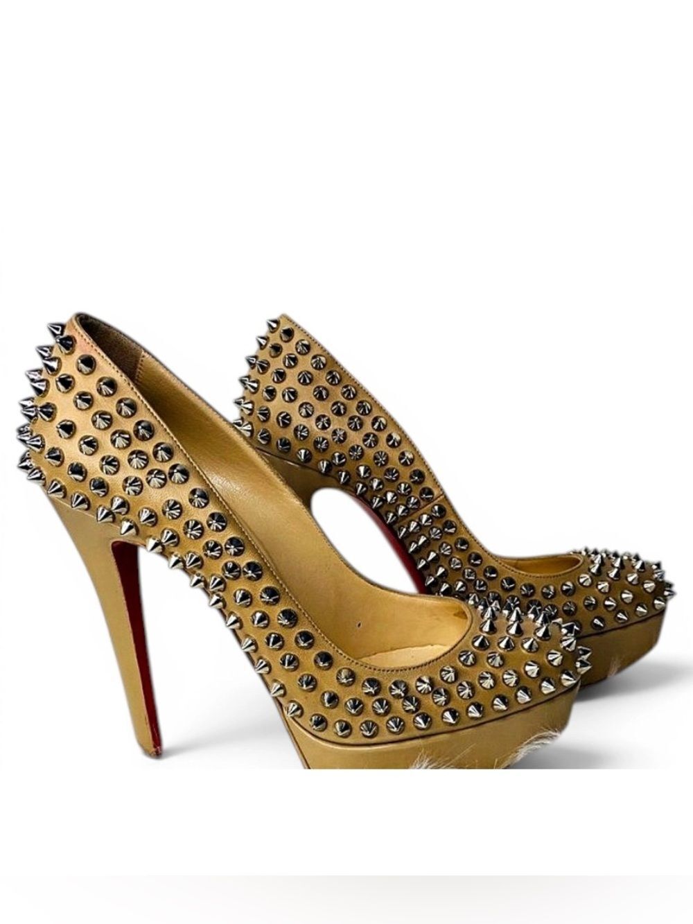 🛍️Christian Louboutin Authentic Alti Spiked Platform Pump